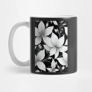 Beautiful Stylized White Flowers, for all those who love nature #171 Mug